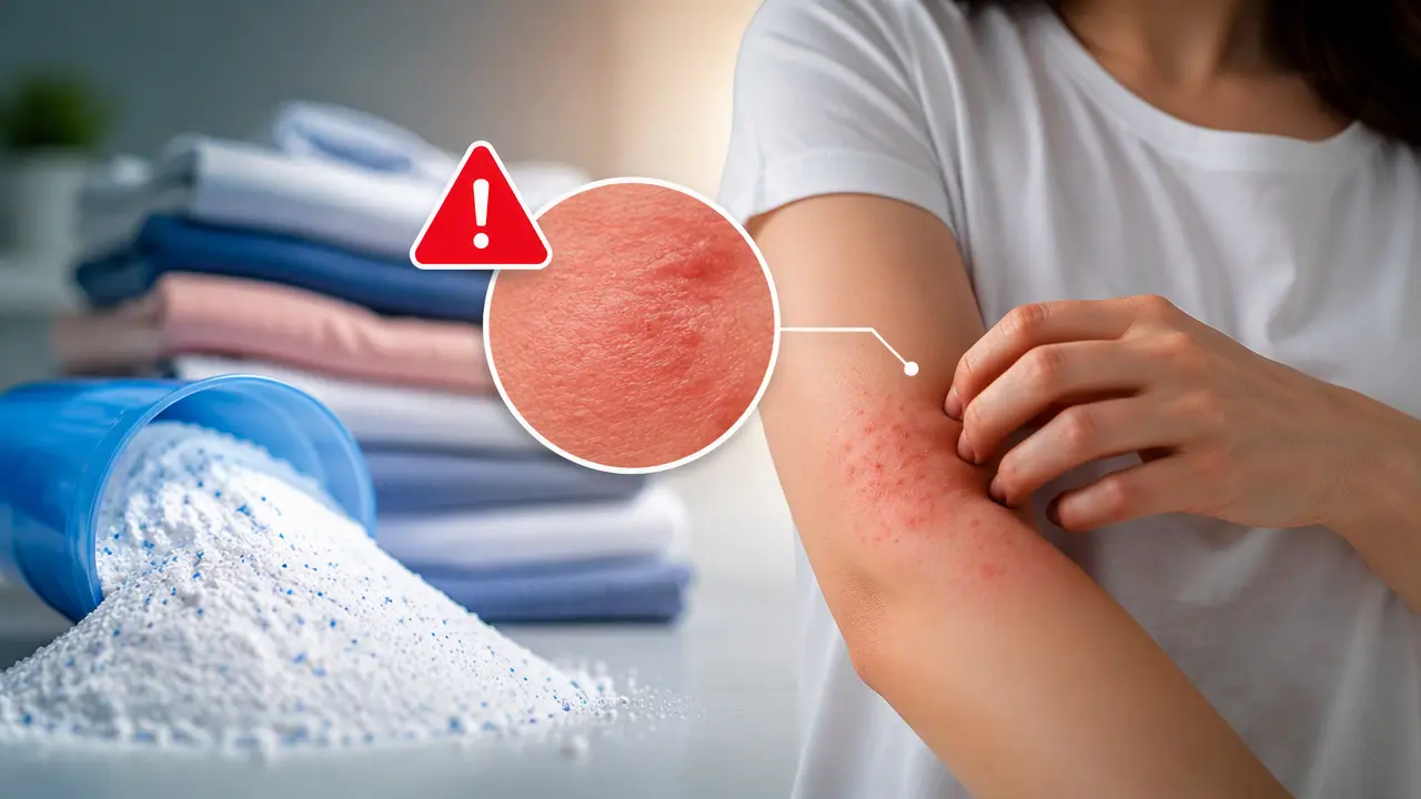 حساسیت به پودر ماشین لباسشویی