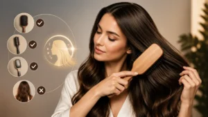 بهترین روش شانه زدن مو چیست؟ از انتخاب برس تا تکنیک صحیح
