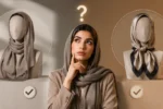 برای صورت کشیده شال بهتر است یا روسری؟ راهنمای انتخاب مدل مناسب