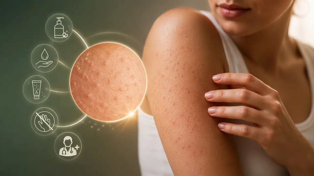 علت جوش روی بازو چیست؟
