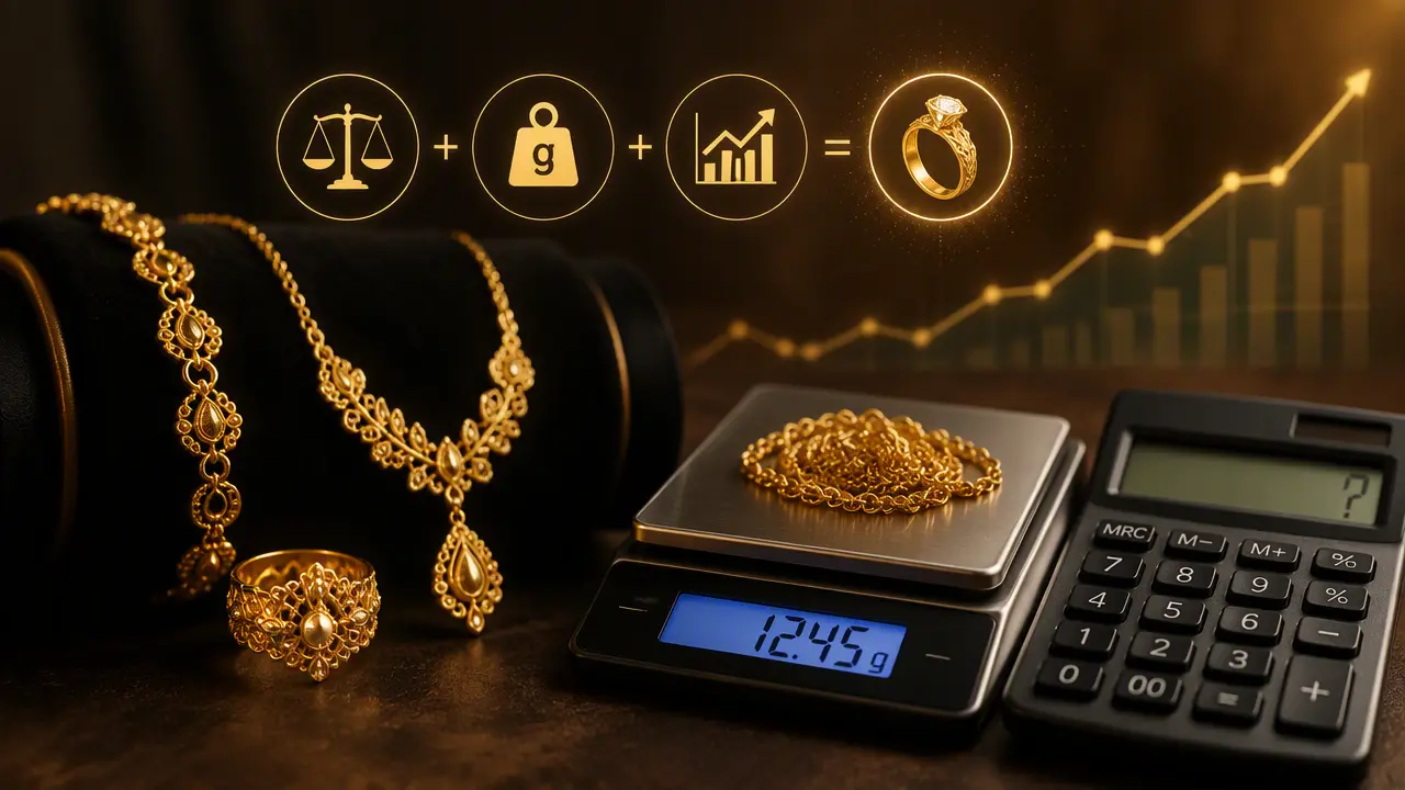 قیمت سرویس طلا چگونه محاسبه می شود؟ بررسی اجرت، وزن و قیمت روز