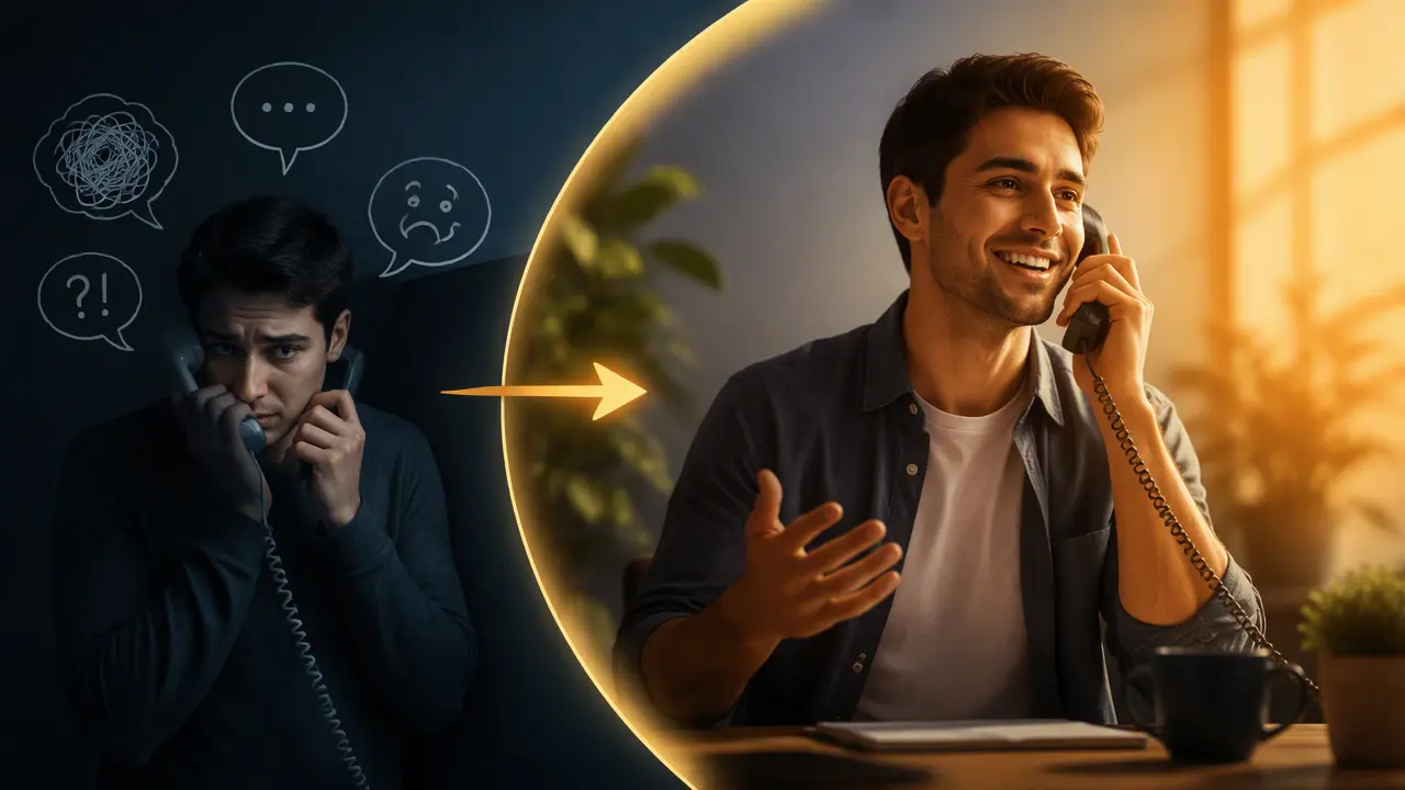 چگونه خجالت در مکالمه تلفنی را از بین ببریم؟