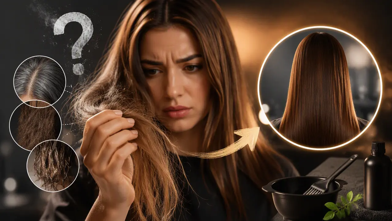چرا رنگ مو روی بعضی موها نمی نشیند؟