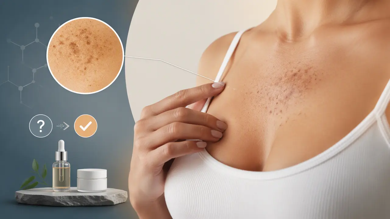 علت لکه های تیره روی پوست سینه چیست و چطور درمان می شوند؟