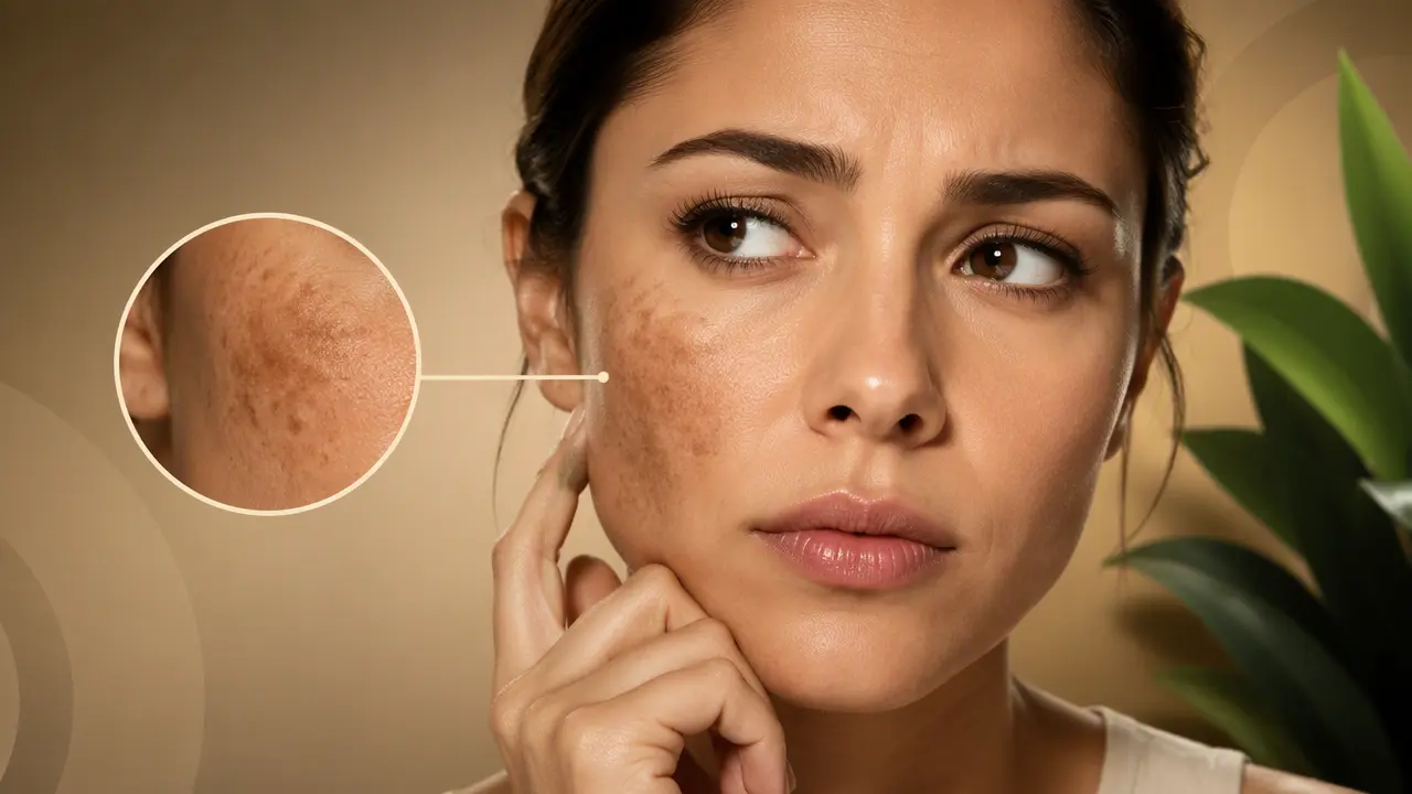 لک های قهوه ای صورت از کجا می آیند؟