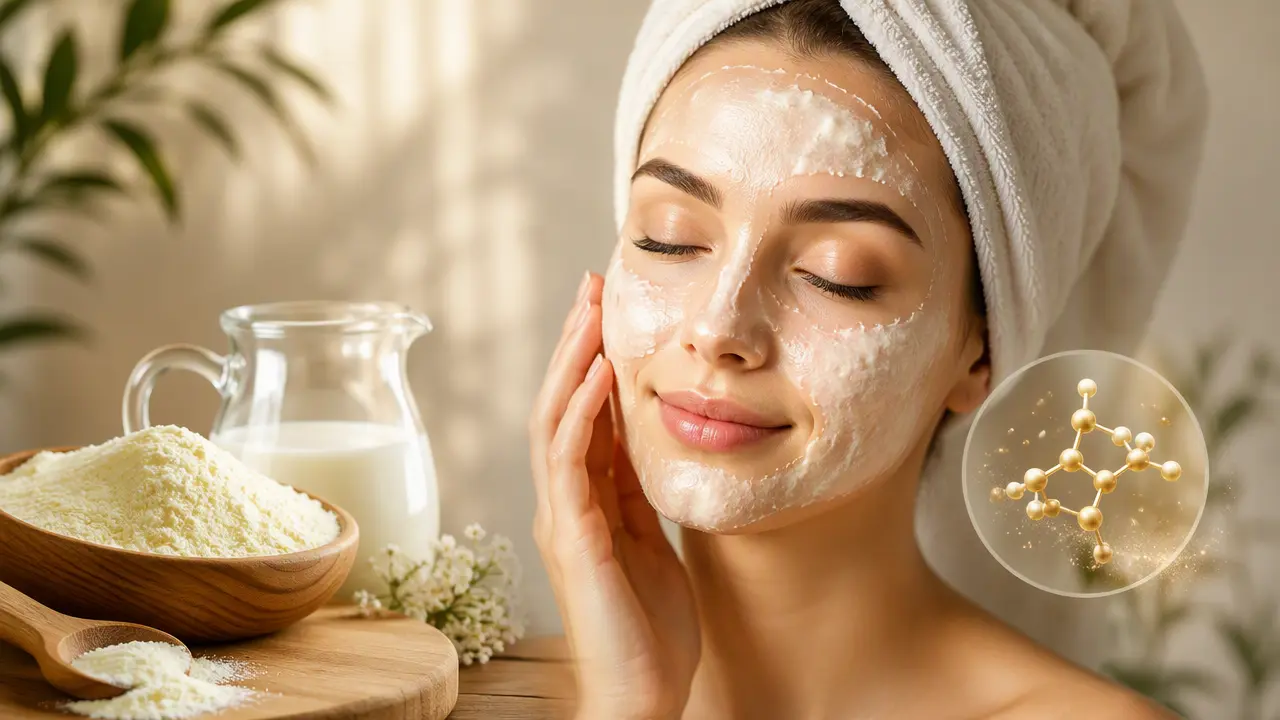 ماسک شیر خشک برای جوانسازی پوست؛ یک مراقبت ساده خانگی