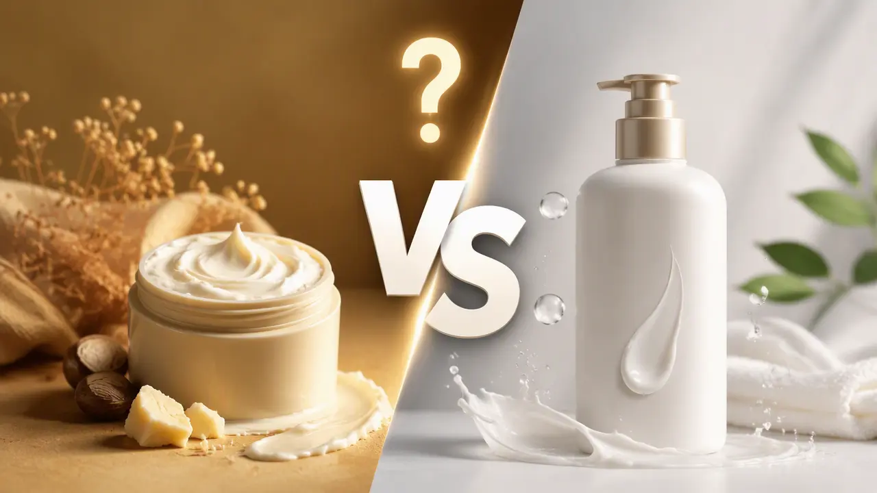 کره بدن یا لوسیون بدن؛ کدام محصول برای پوست شما مناسب تر است؟