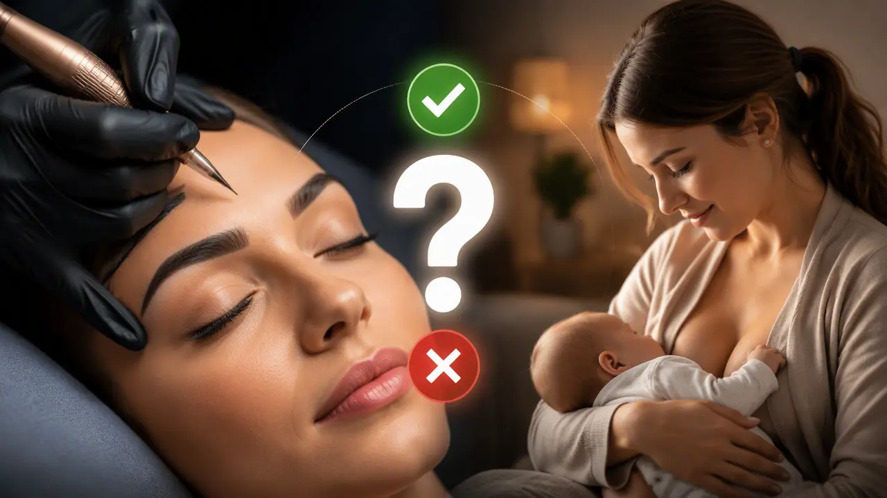 میکروبلیدینگ ابرو در دوران شیردهی مجاز است یا ضرر دارد؟ علت آن چیست؟