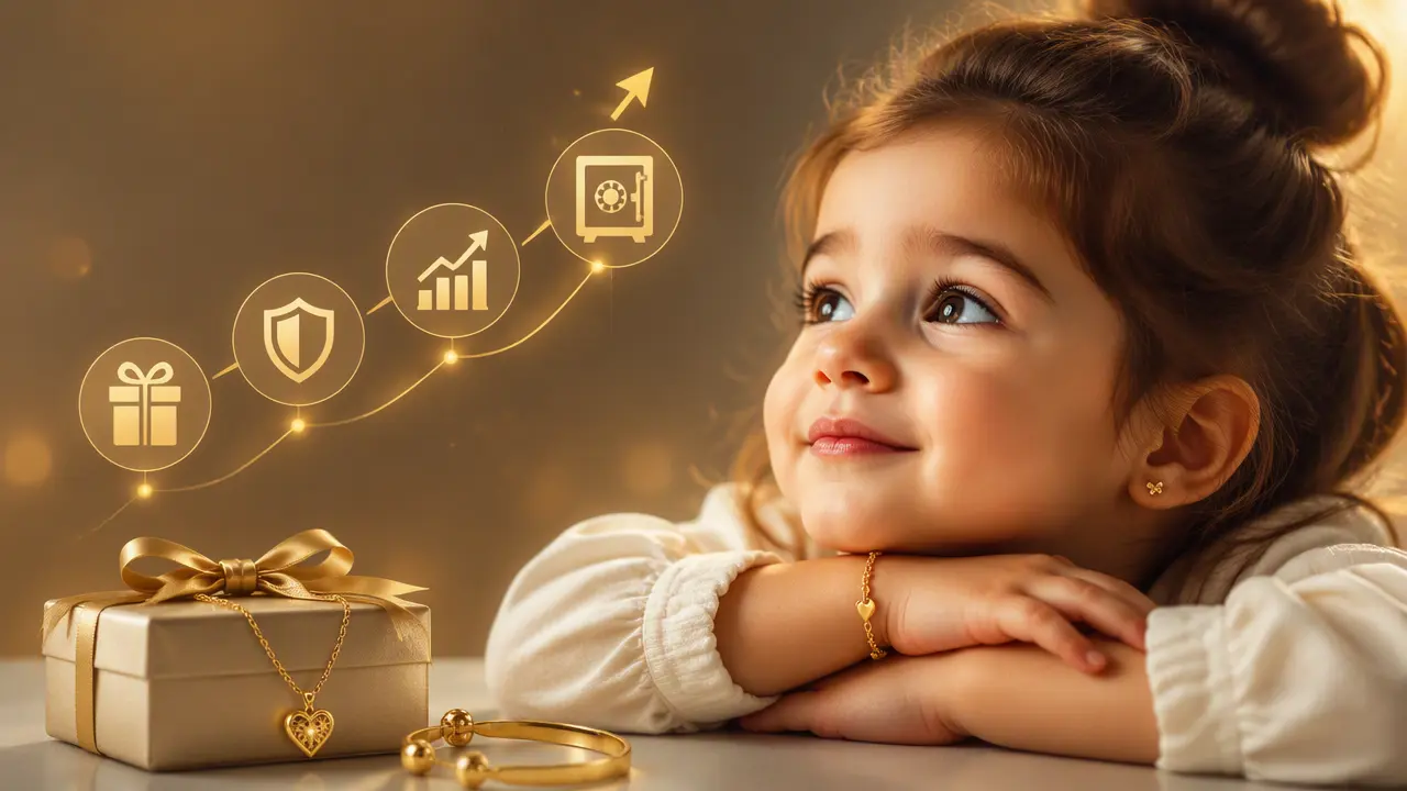 خرید طلا برای کودکان چه فوایدی دارد؟