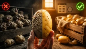چطور سیب زمینی را چند ماه تازه و سالم نگه داریم؟