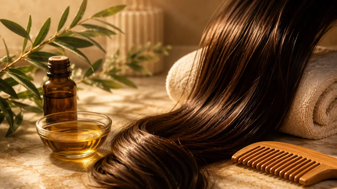 روغن تراپی مو قبل حمام