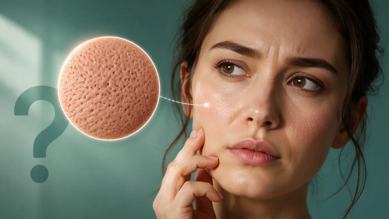 منافذ باز پوست نشانه چیست ؟