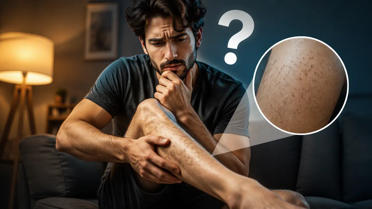 علت ریزش موی ساق پا در مردان چیست؟