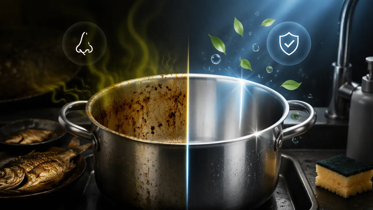 بوی زهم از ظروف پاک نمی شود؟