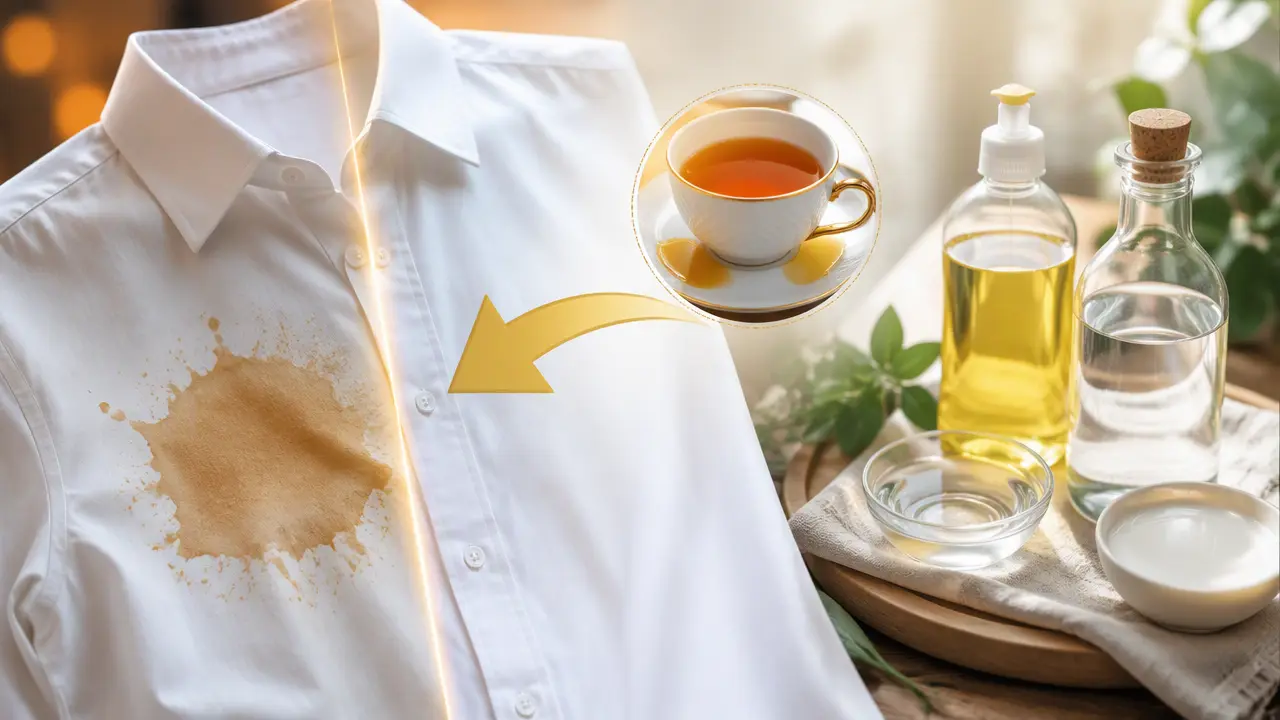 بهترین روش پاک کردن لکه چای از لباس