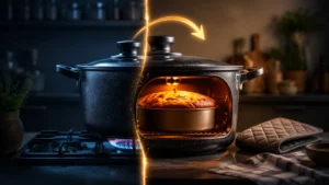 قابلمه را چطور به فر تبدیل کنیم؟ وسایل لازم و روش درست پخت