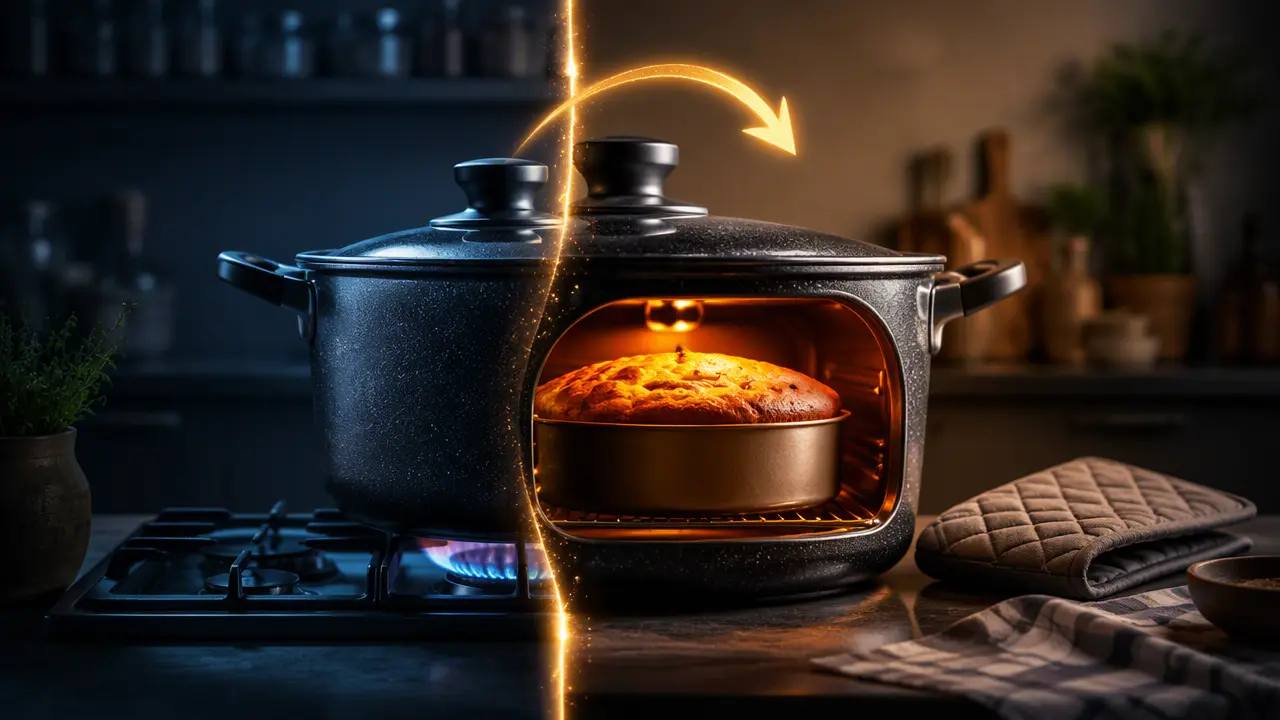 قابلمه را چطور به فر تبدیل کنیم؟ وسایل لازم و روش درست پخت