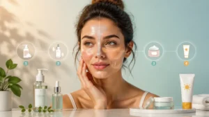 ‎بهترین روتین پوست مختلط چیست؟ از پاکسازی تا آبرسانی و ضدآفتاب