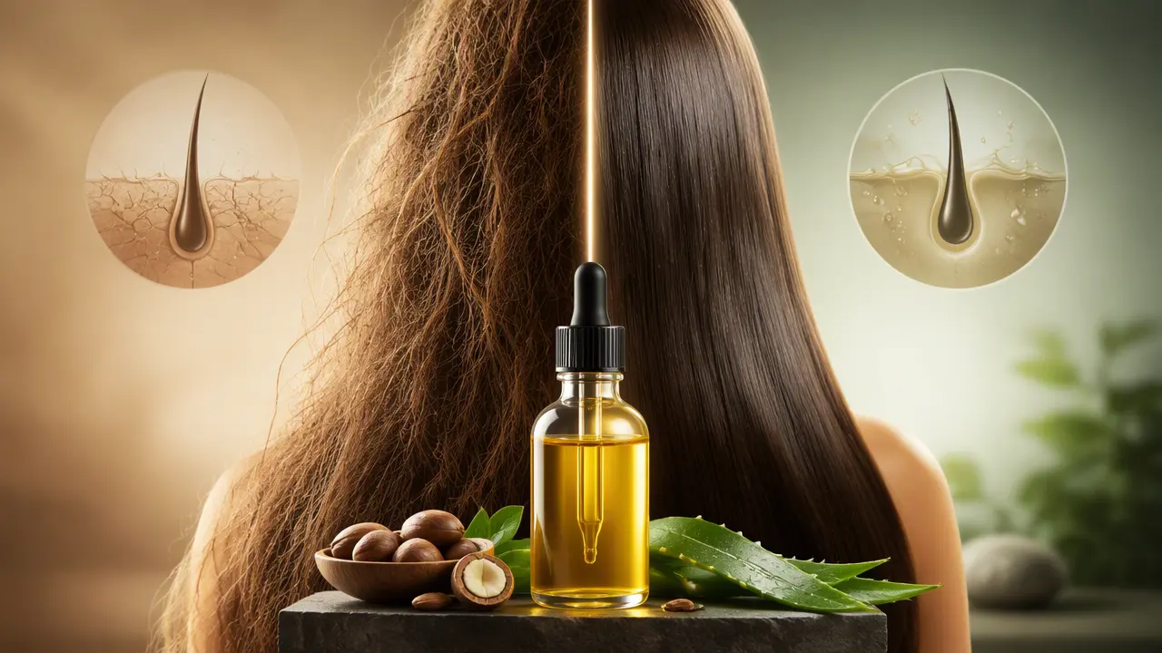 بهترین روغن برای قطع ریزش موهای خشک و چرب چیست؟
