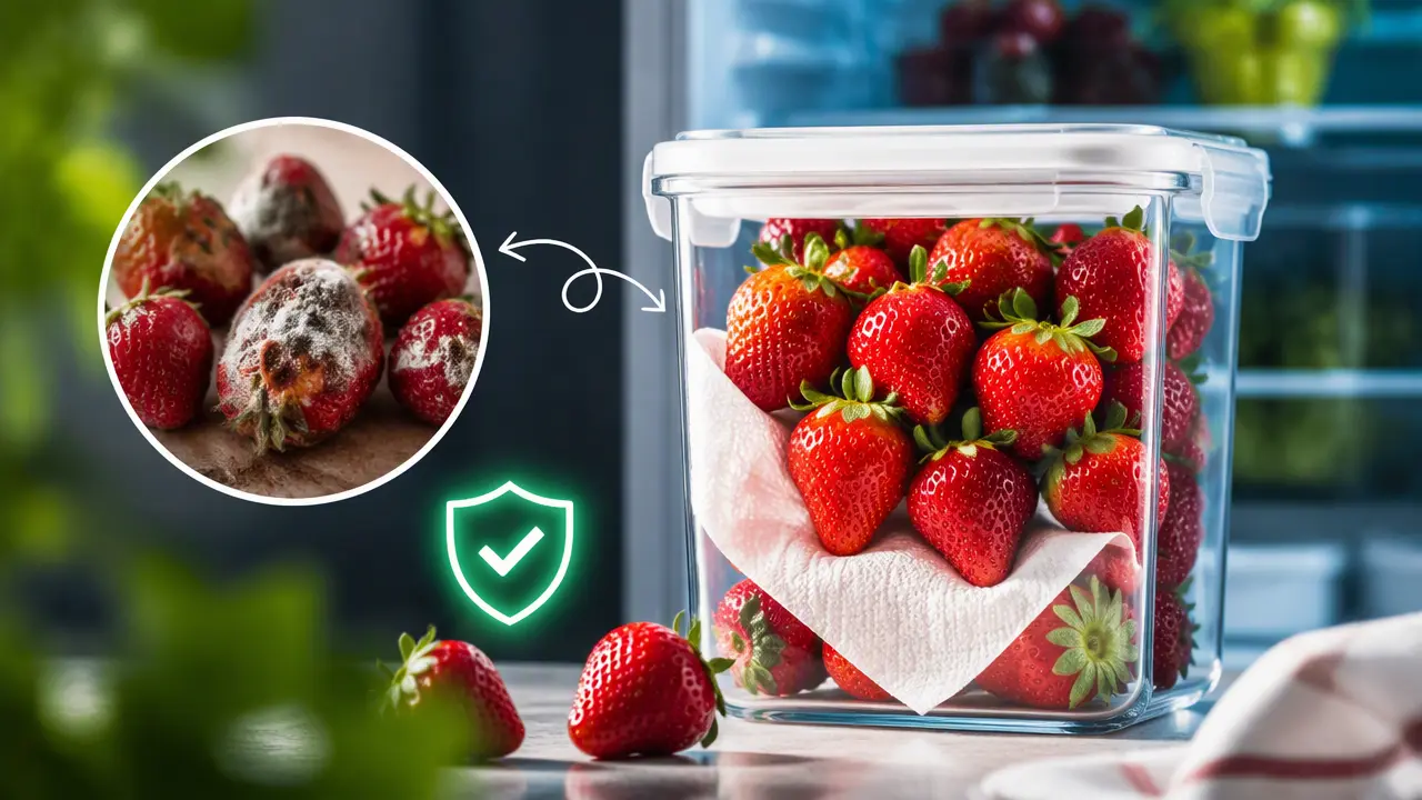 چطور توت فرنگی را برای مدت طولانی تازه و خوش طعم نگه داریم؟
