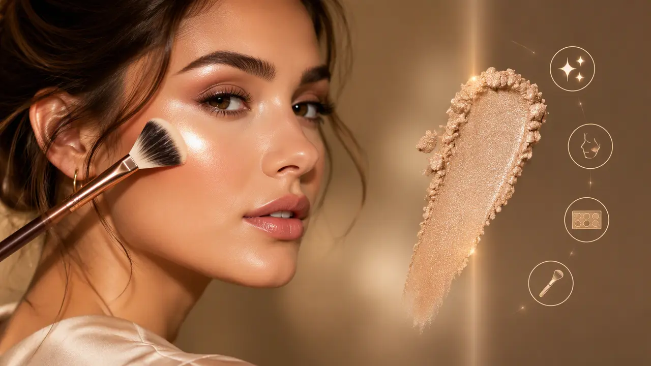 هایلایتر صورت چیست؟ راهنمای انتخاب و استفاده برای آرایش حرفه ای