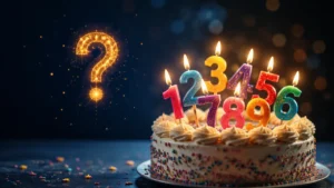 شمع روی کیک تولد باید چه عددی باشد؟