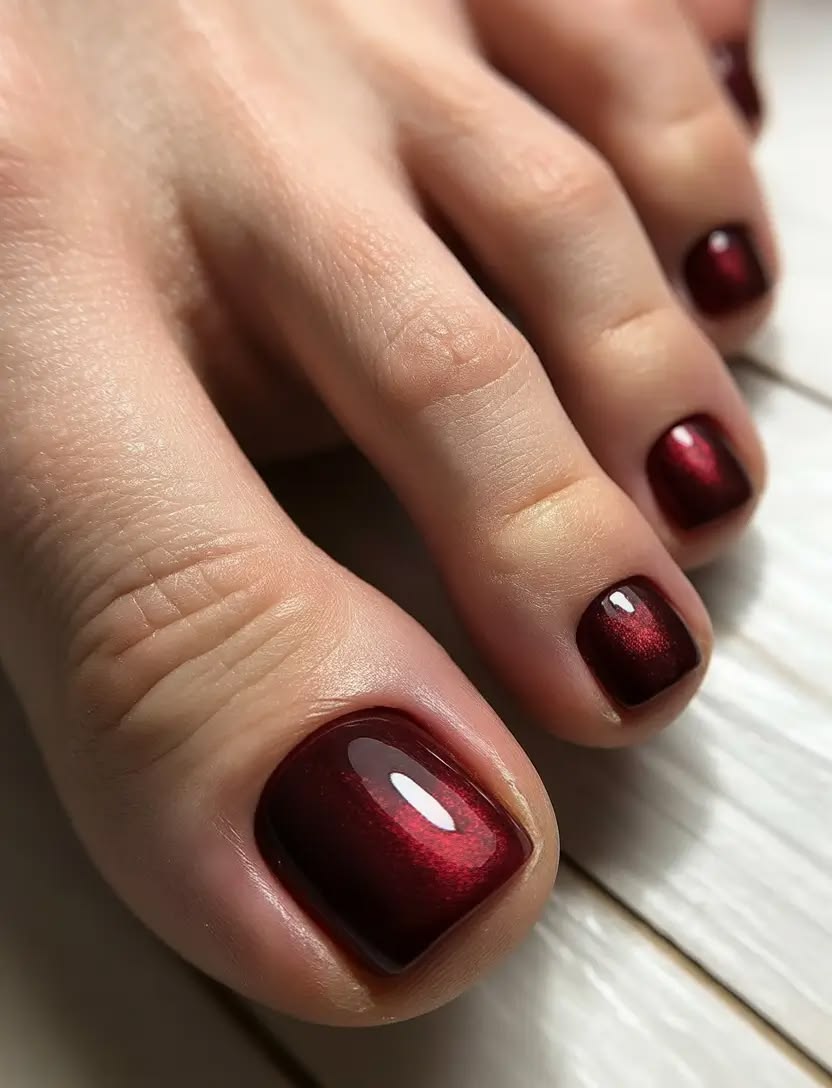 مدل ژلیش ناخن پا جدید