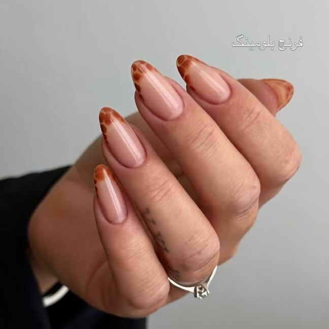 مدل ناخن پاییزی لاکچری