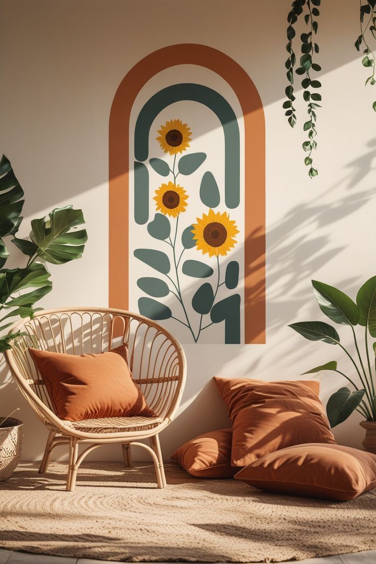 ایده نقاشی پینترستی برای اتاق