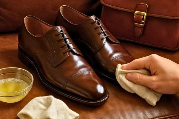 روش خانگی ساخت براق کننده کفش