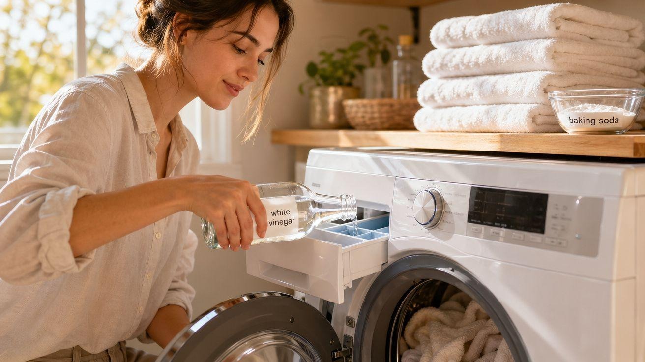 ریختن سرکه در ماشین لباسشویی چه مزایایی دارد؟