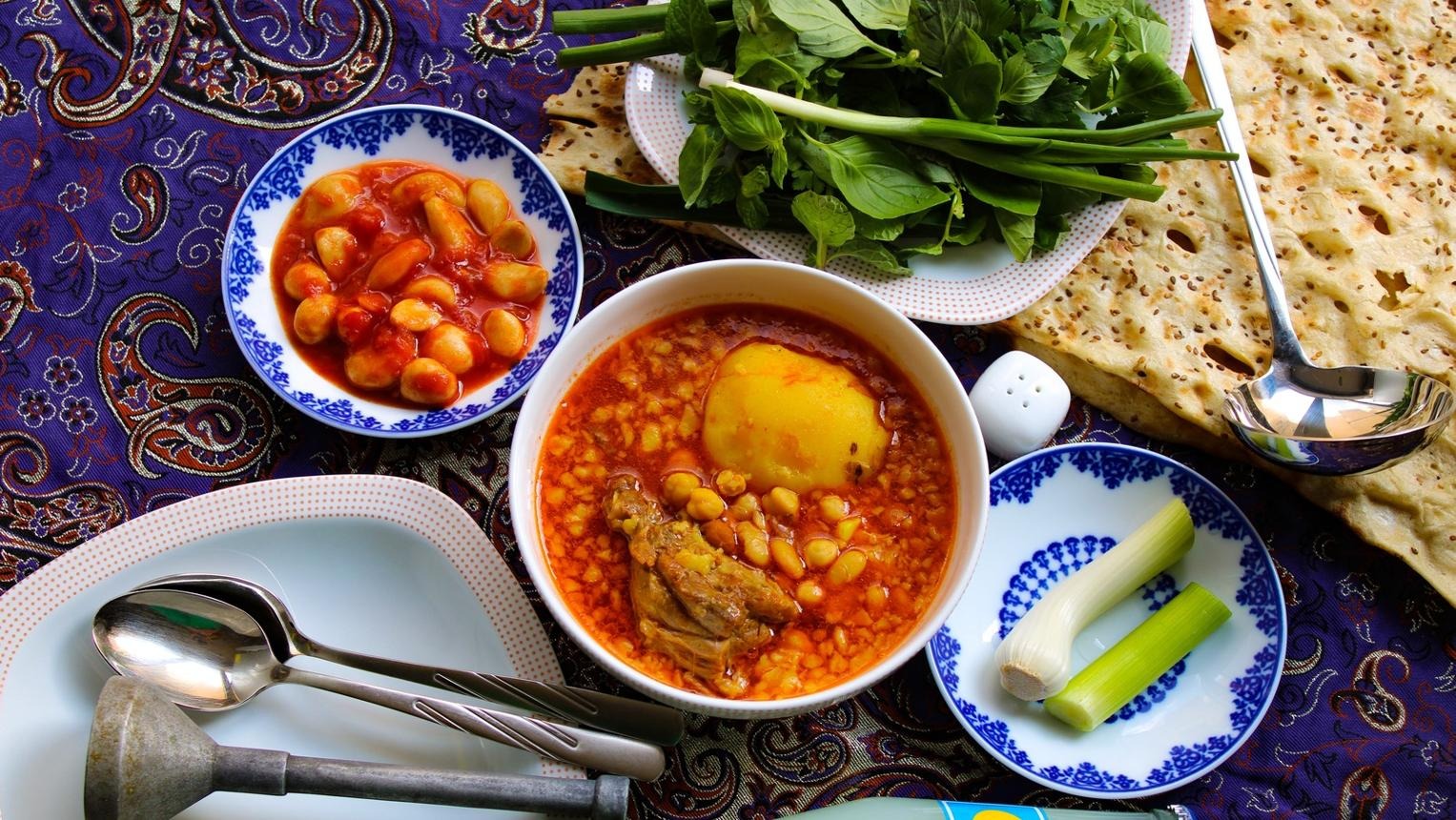 طرز تهیه دیزی سفالی تک نفره