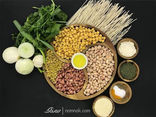 برای آش رشته چقدر حبوبات لازم است؟