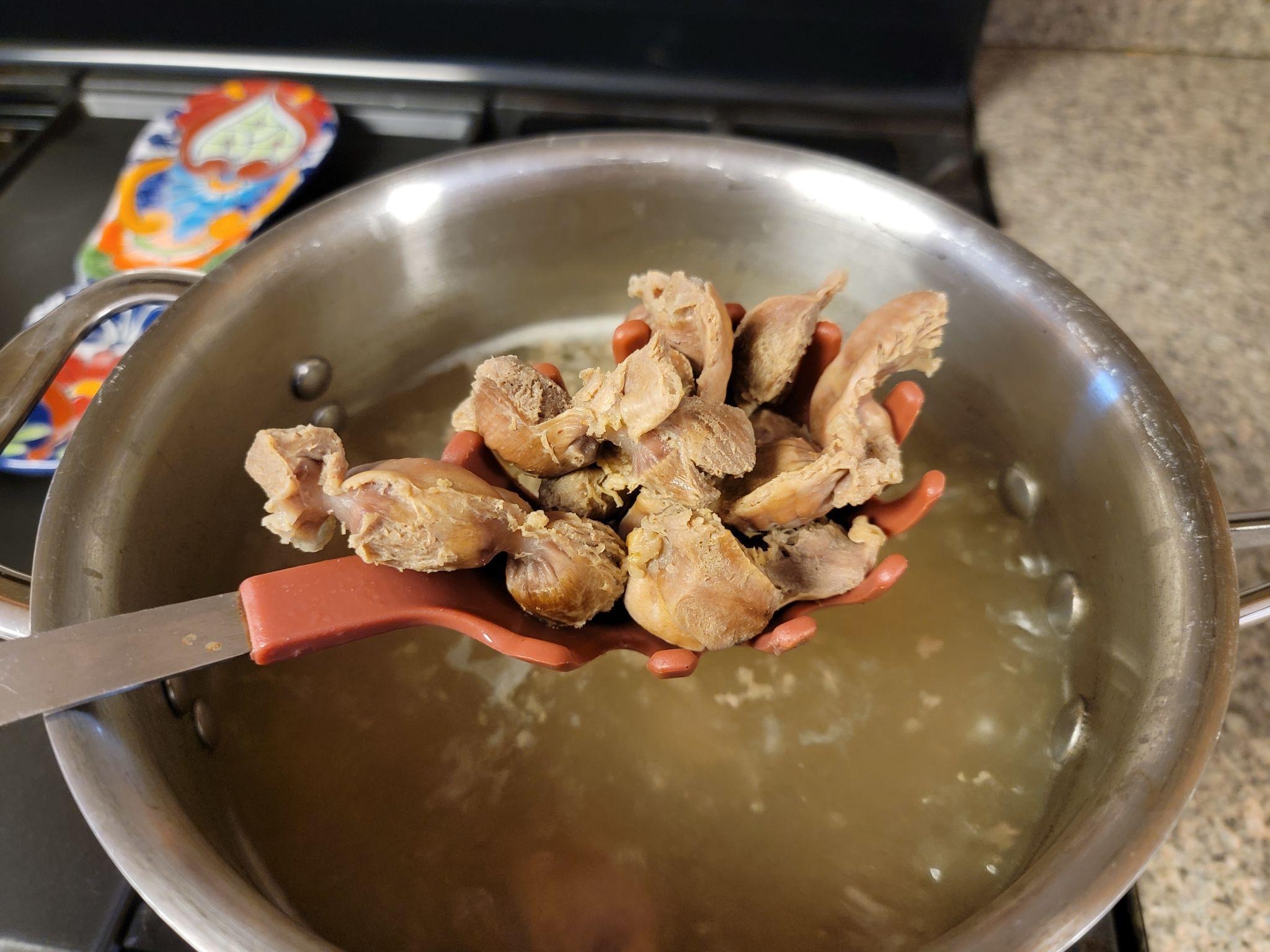 بهترین روش پخت سنگدان مرغ