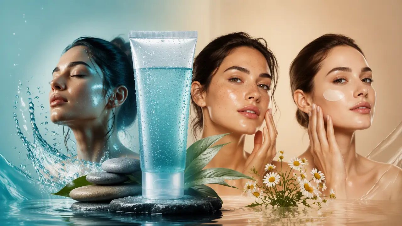 ژل شستشوی صورت مناسب برای پوست خشک،چرب و مختلط