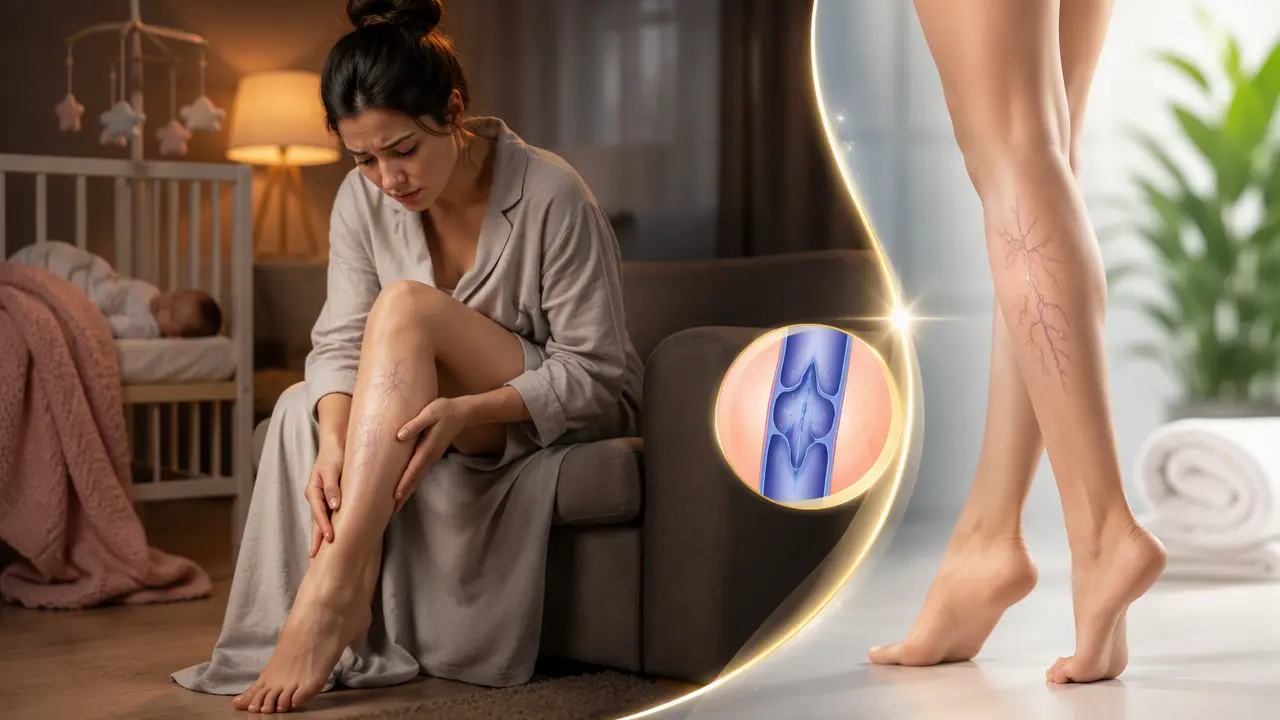 علت واریس پا بعد از زایمان چیست؟