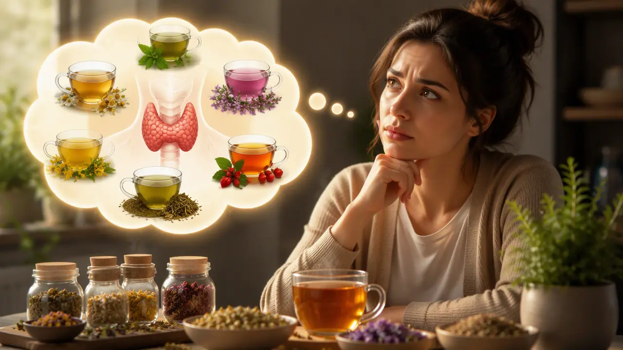 بهترین دمنوش برای کم کاری تیروئید
