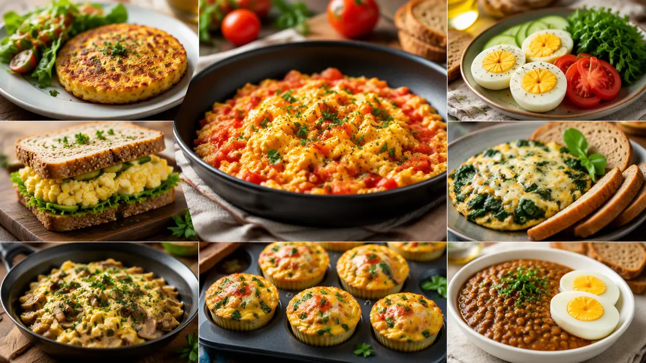 روز جهانی تخم‌ مرغ؛ ۸ غذای ساده و مقوی با تخم‌ مرغ