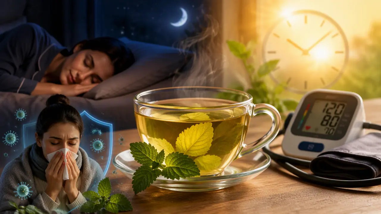 خواص دمنوش به لیمو برای خواب، سرماخوردگی و فشار خون + بهترین زمان مصرف دمنوش به لیمو