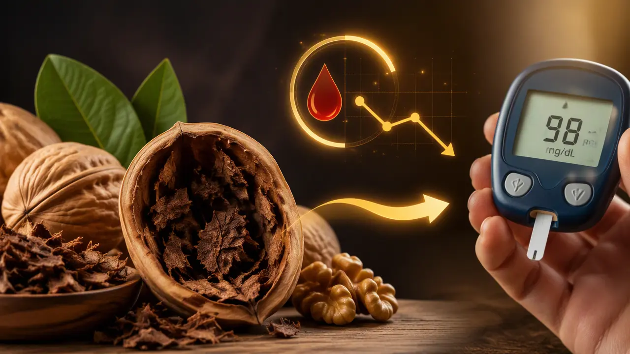 پوست داخل گردو برای چی خوبه؟ کنترل دیابت با پره گردو + طریقه مصرف پوست خشک داخل گردو