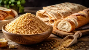 طرز تهیه پودر سوخاری خانگی ترد و پفکی با نان باگت و نان لواش ساده و به صرفه