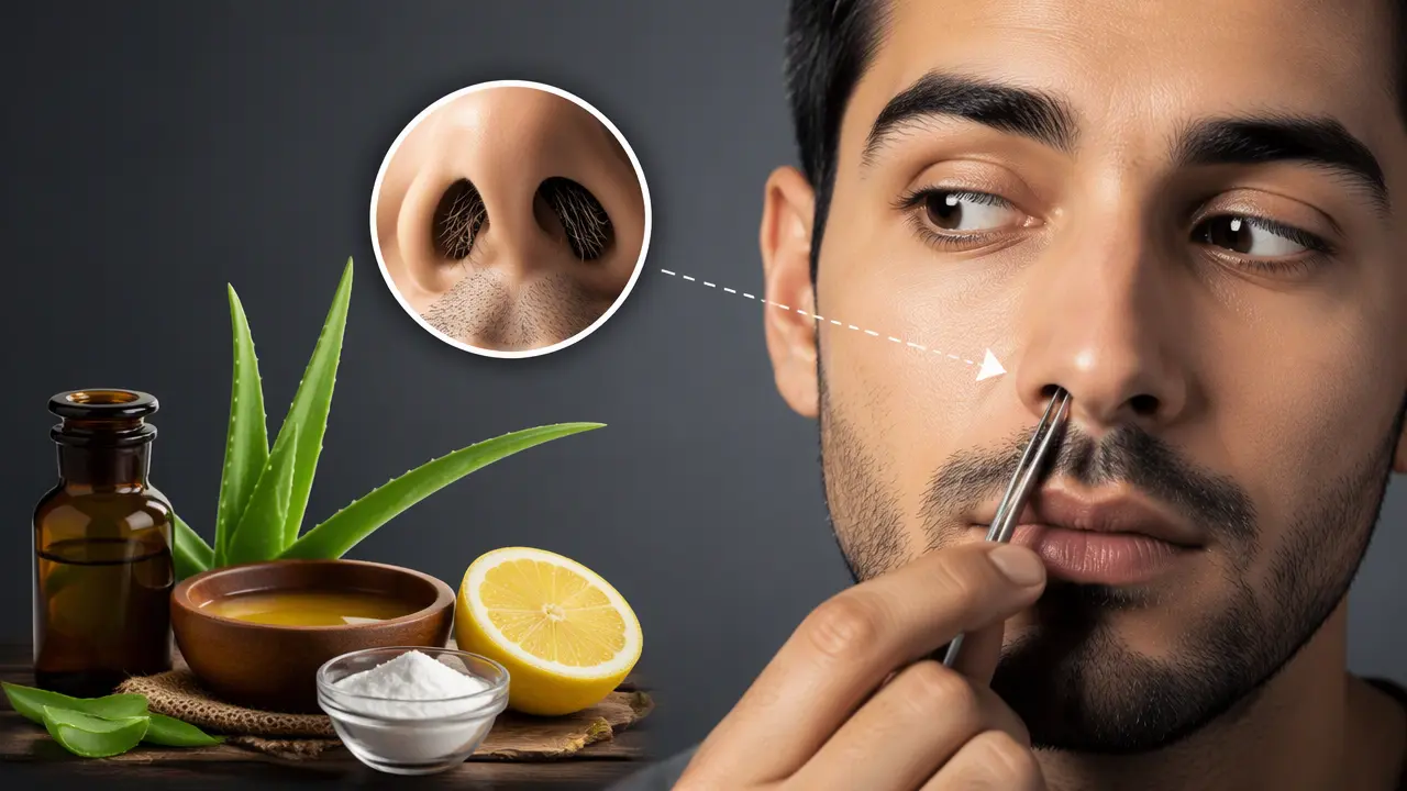 موهای زائد بینی را چگونه از بین ببریم؟ روش های خانگی از بین بردن موهای داخل بینی