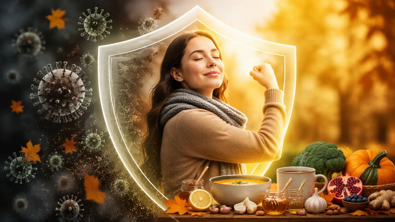 تقویت سیستم ایمنی در پاییز؛ ۸ عادت غذایی و سبک زندگی