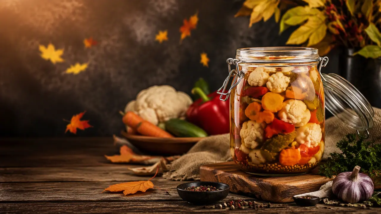 طرز تهیه ترشی پاییزی