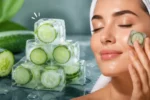 فواید خیار یخ زده، برای پوست