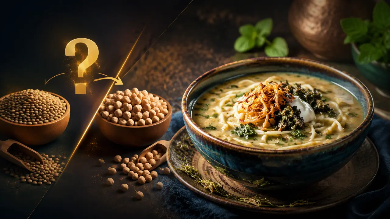 برای آش رشته چقدر حبوبات لازم است؟ برای آش رشته عدس ریز خوبه یا درشت؟
