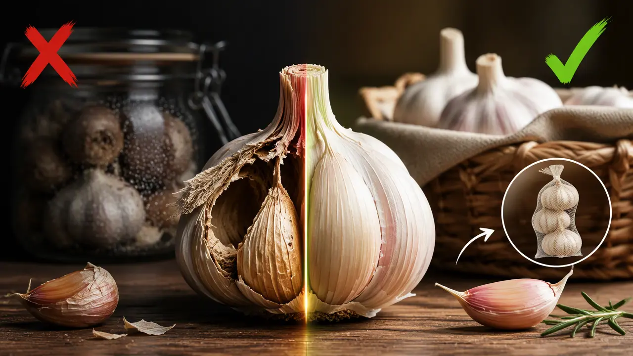 چطور از پوک شدن سیر جلوگیری کنیم؟ روش های ساده برای نگهداری بهتر