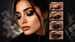آرایش چشم دودی برای مبتدی ها؛ آموزش مرحله به مرحله با نتیجه حرفه ای