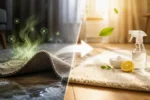 بوی نم فرش را چگونه از بین ببریم؟ از بین بردن بوی بد فرش خیس