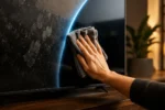 تمیز کردن صفحه نمایش تلویزیون